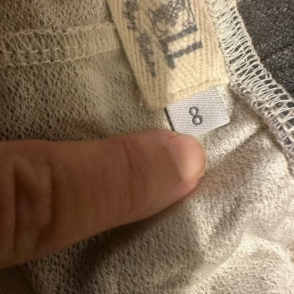 Spell Leila Feather RARE HTF early Spell Black and Tan Striped Leggings AUS 8=4 - Picture 8 of 17